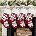 Ivenf 2 Pack 3D Felt Extra Thick Christmas Stockings