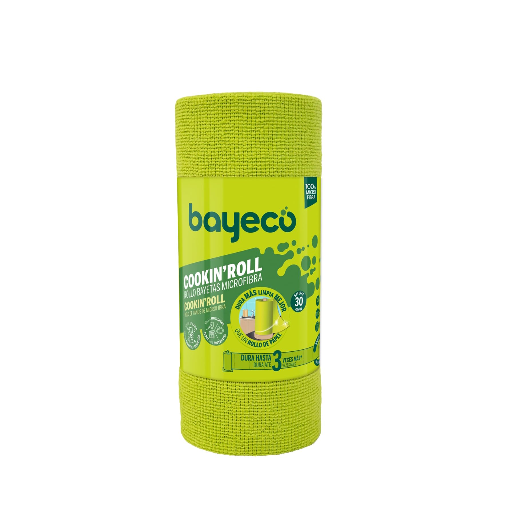 BAYECO COOKIN'ROLL Rolka Ściereczek Mikrofibra 30x22 cm 30 sztuk