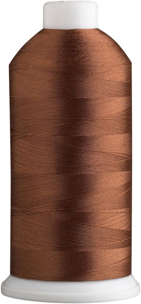 Superpunch SuperB Embroidery Thread 40wt, 5000 m Cone, Cigar Brown 1545
