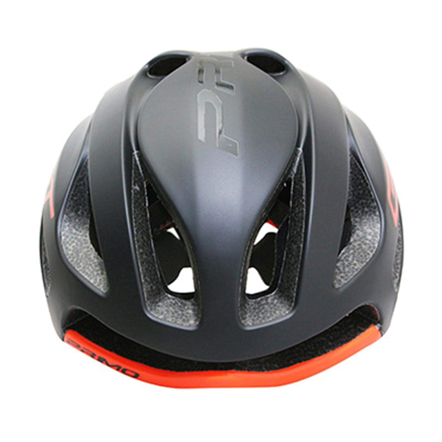 GIST Pierwszy, Kask Unisex Dorosły, Czarno-Pomarańczowy Fluo, S-M