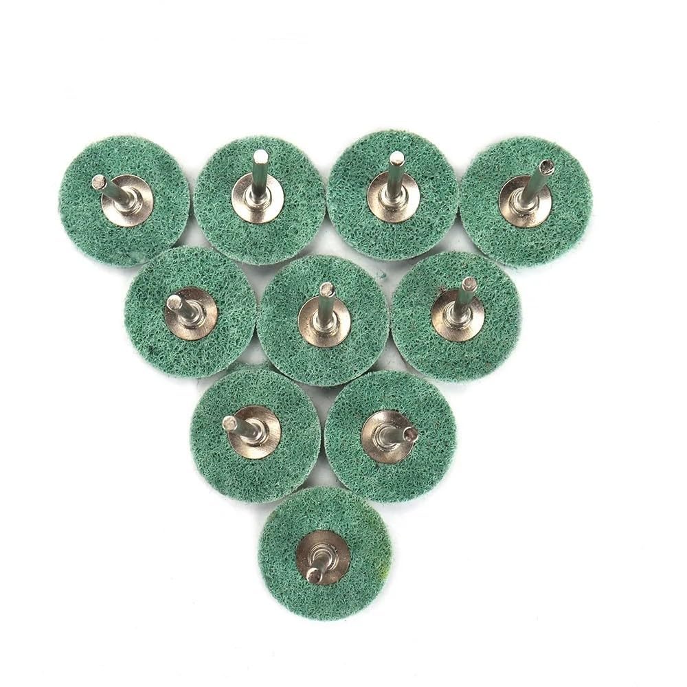 Meule abrasive en fibre nylon 3mm pour nettoyer les angles inaccessibles sans rayer la matière