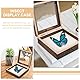 CORHAD Vintage Insekten Spezimen Displaybox aus Holz mit Klarem Deckel Deko Box für Schmetterlinge und Trockenblumen Inklusive Pin Polster ohne Insekten