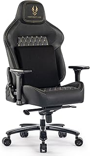 Fantasylab Gaming Chair 200 kg Load Capacity Office Chair 200 kg Adjustable Armrest 4D Gamer Chair with Lumbar Support Exe…