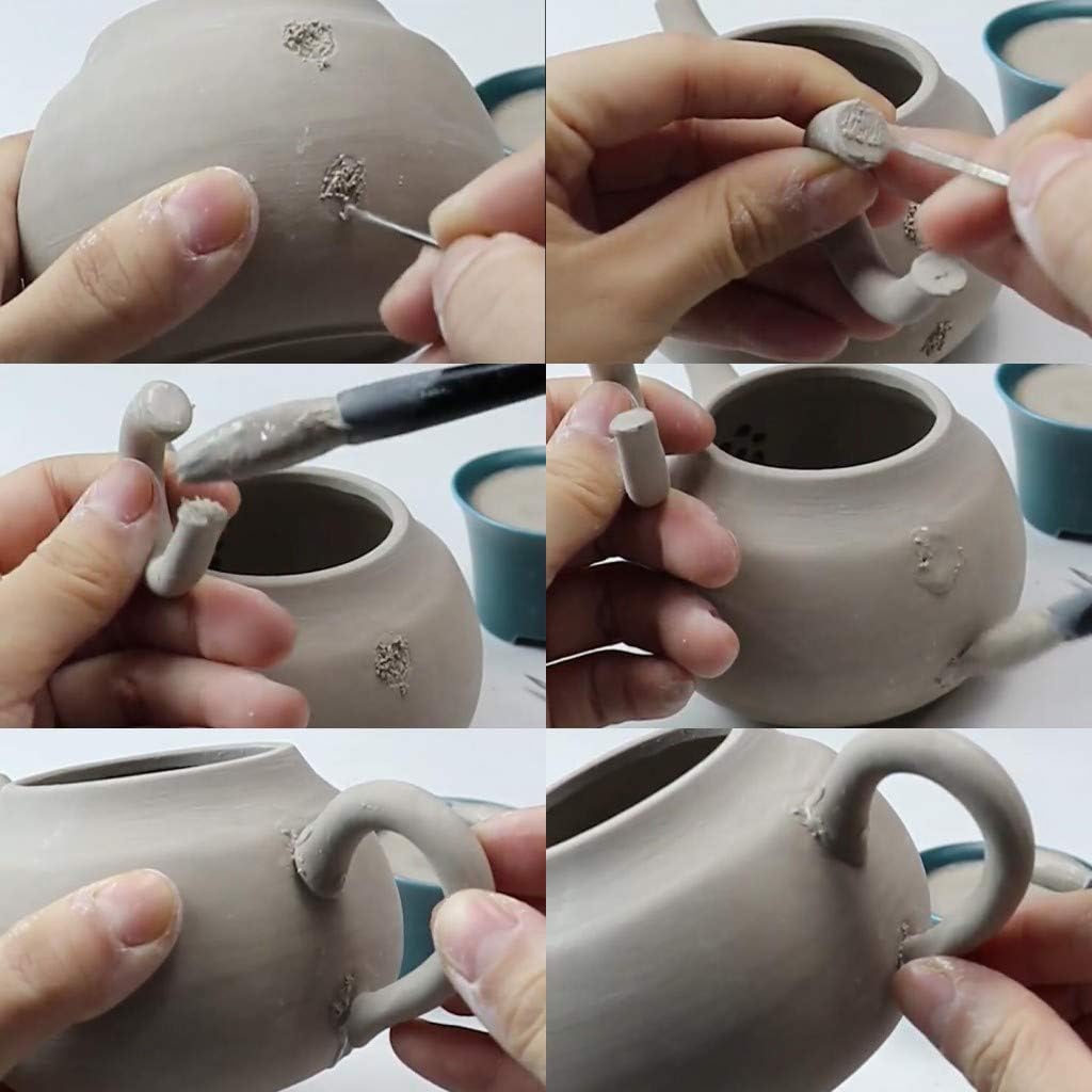 1Set Pottery Tools Potters Ceramic Mold Ceramic Forming Mold Plaster Molds DIY Handmade Home Decor Supplies - Cup Handle (Yuanshanhu : Hight: 5cm Wide: 0.7cm), white