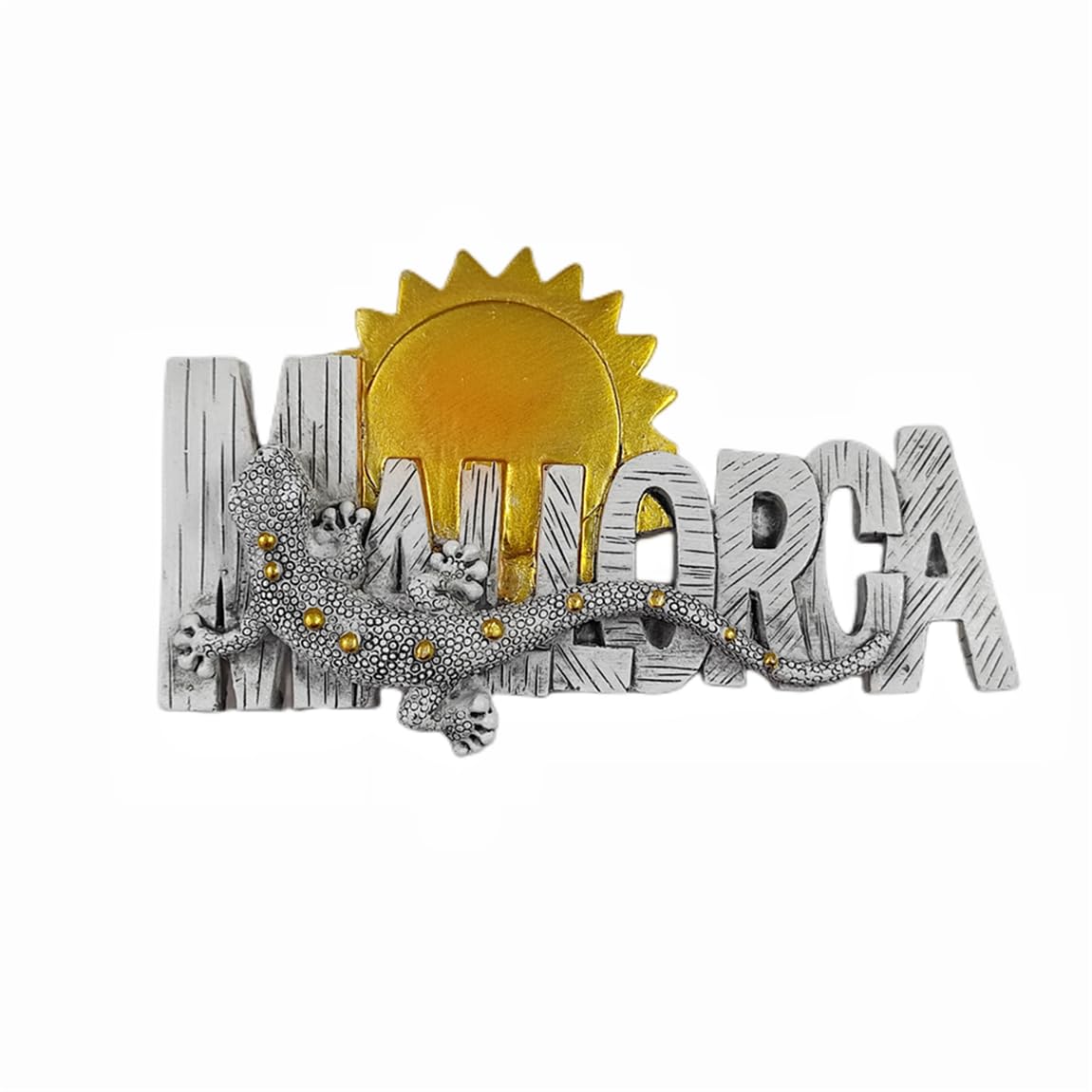 Magnete Frigorifero Maiorca Spagna - Souvenir 3D Dipinto A Mano, 7.3 X 6 Cm, Regalo Artigianale Per Ricordo Di Viaggio