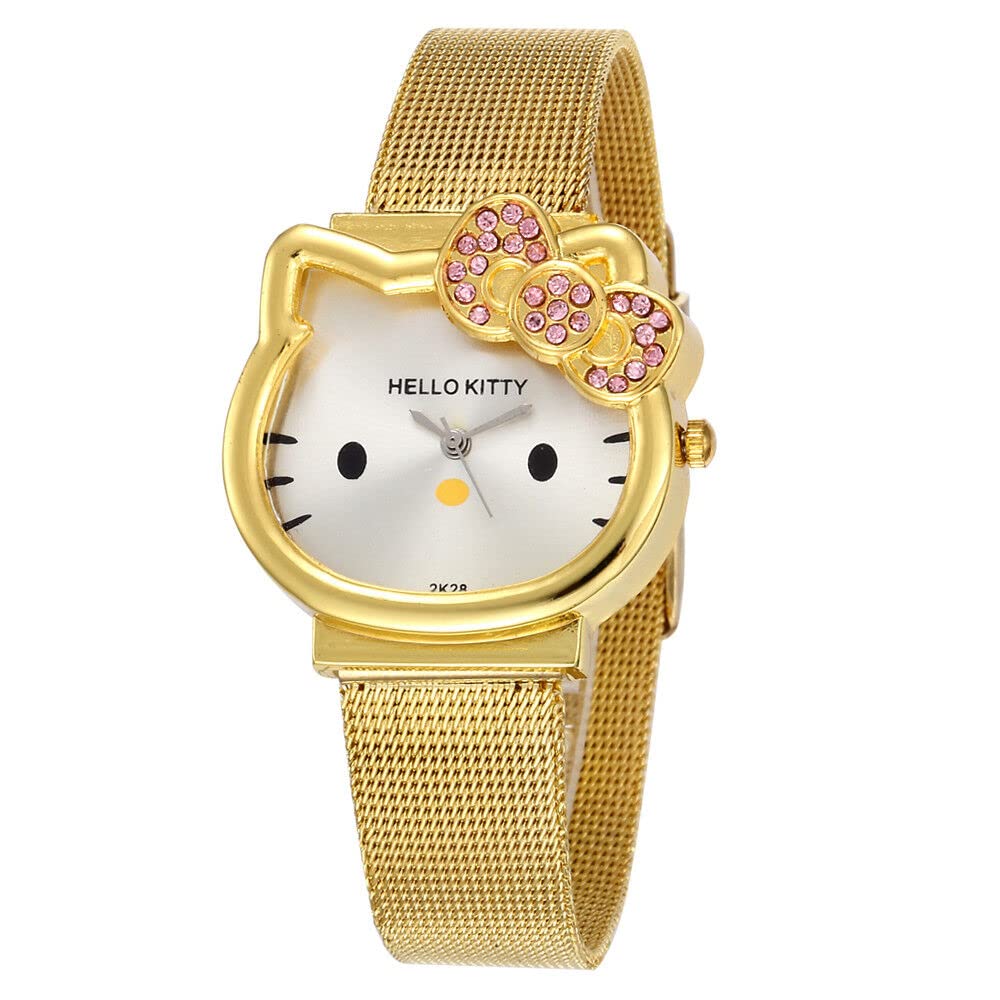 COOLBABYQ303-TMM Girls' Wrist Watch Womens Fashion Gold