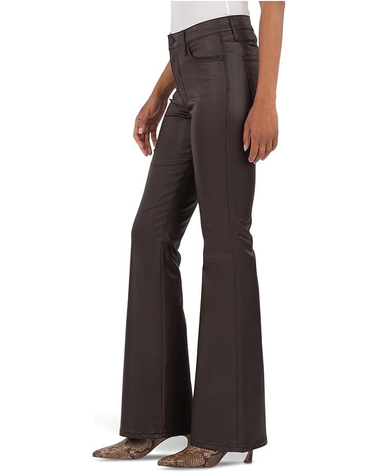 KUT from the Kloth Ana High-Rise Fab Ab Flare-Baby Dn All Over - #2 of 4