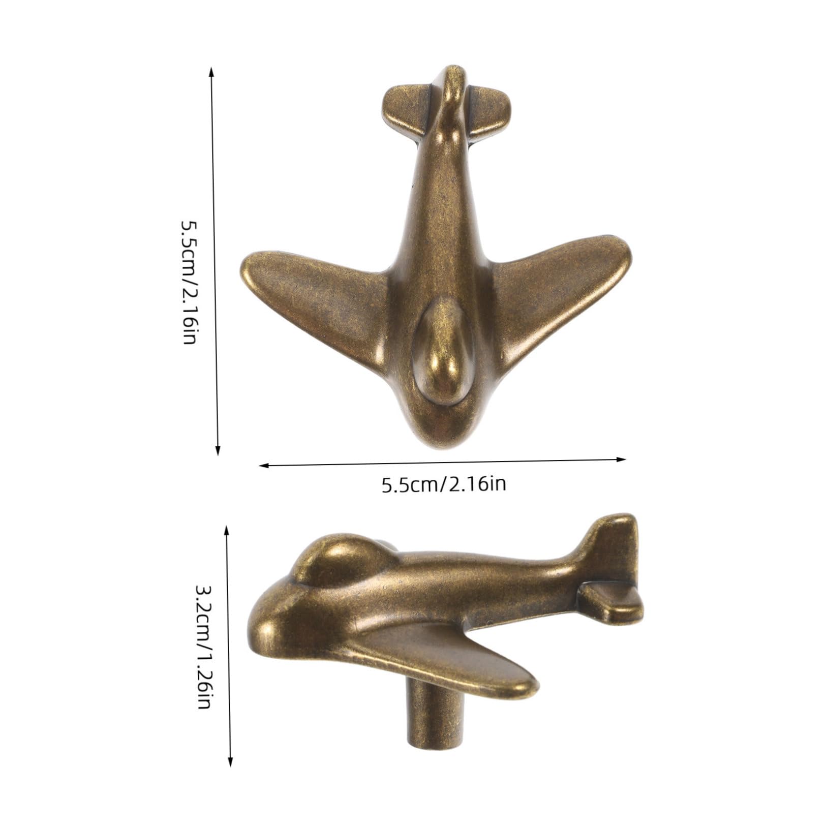BUGUUYO and Girls' Drawer Knobs Aircraft Decorative Handle for Dresser Easy Install