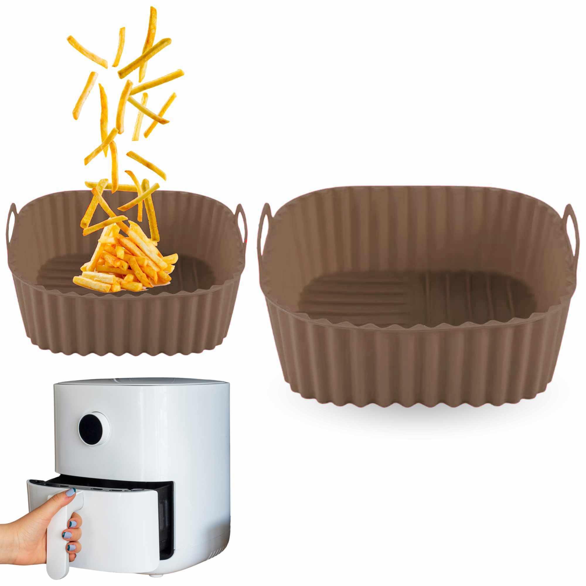 Moldes De Silicona Para Freidora De Aire, Redondos Y Cuadrados | Gastronomía & Cía