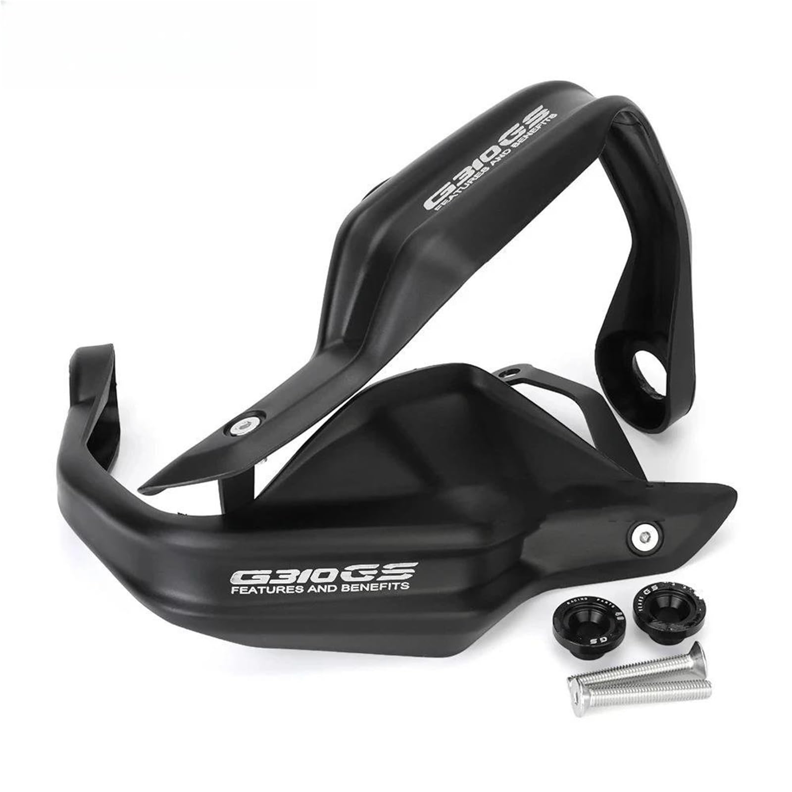 Protectores de Manos Cortavientos Manillar Protector De Nudillos Manillar Motocicleta para G310 GS 2017-2024, A Prueba Viento, con Kits Montaje(Negro 1)