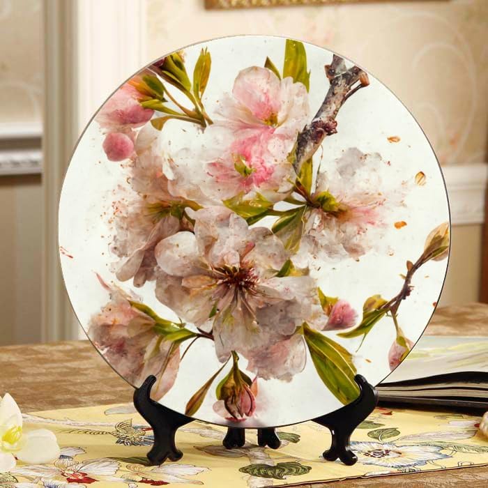 Mechanical Beast 10-inch Ceramic Plate for Wall Display or Tabletop, with Stand & Hook DP-96436669
