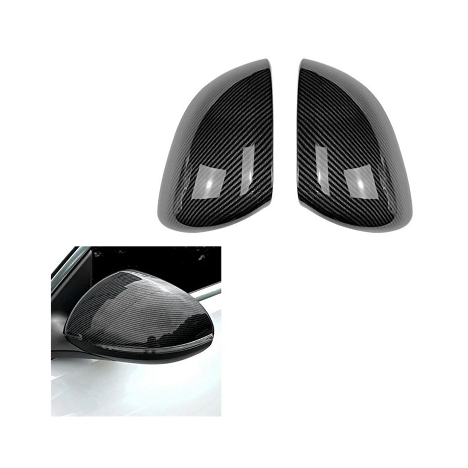 ALOEU Auto Calotta Specchietto Retrovisore per Benz C-Klasse W206 X206 C200 C220 C260 C300 2021–2023,Calotta Specchio Laterale Retrovisore Trim cap Accessori