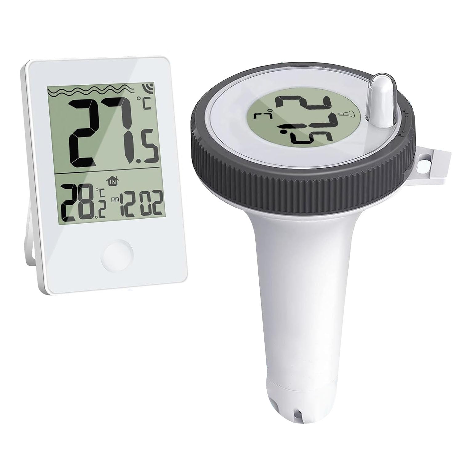 Ctrlzs Swimming Pool Thermometer Floating Easy Read, Digital Pool Thermometer For Swimming Pools,Small Ponds,Aquariums Easy Install