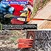 Tree Felling Wedges with Spikes for Safe Cutting-5.5'' Inches ABS Plastic Wood Splitting Tree Cutting Wedge, Logging Supplies Tools (2 Packs)