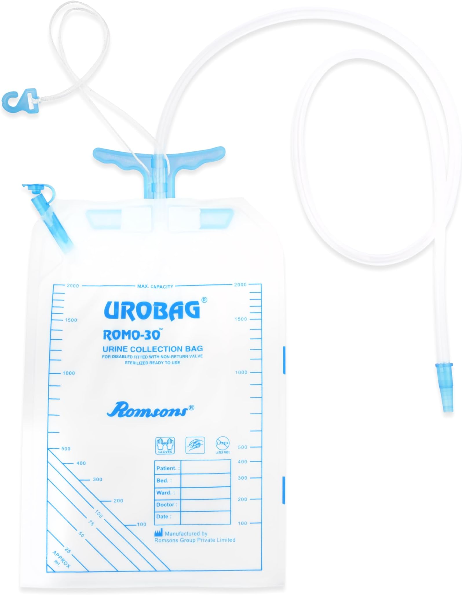 - Romo 30 Urine Collection Disposable Bags (5 Pieces)