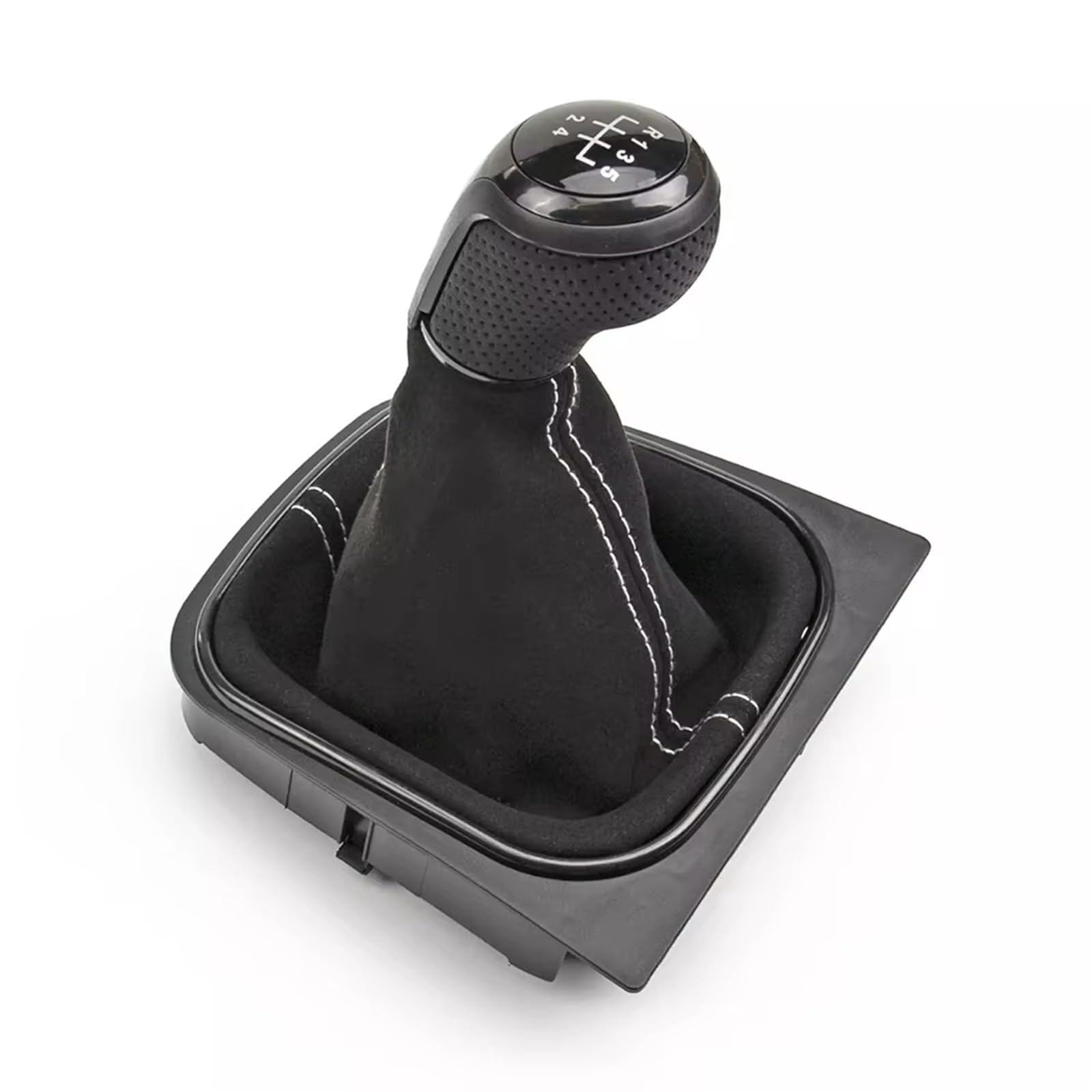 Samochodowa gałka zmiany biegów zamiennik do Golf 5 MK5 do Golf 6 MK6 gałka zmiany biegów samochodu z gaiter dźwignia zmiany biegów dźwignia zmiany biegów głowica piłka 6 prędkości (5 prędkości)