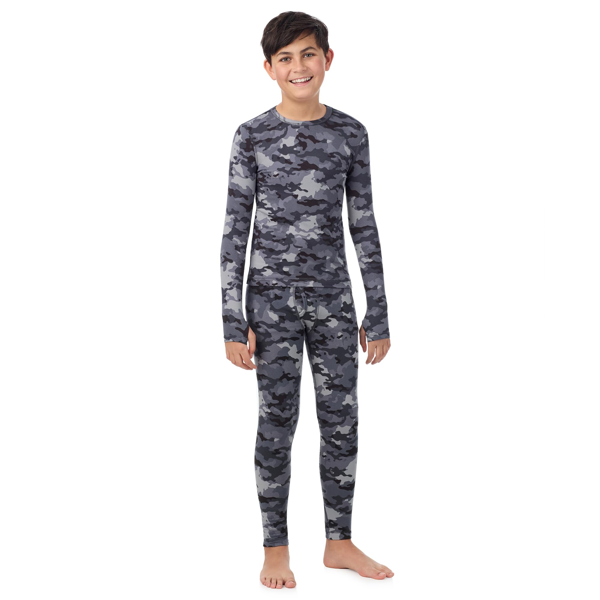 Cuddl Duds Heavyweight 2 Piece Sets Base Layer Thermal Underwear for Boys