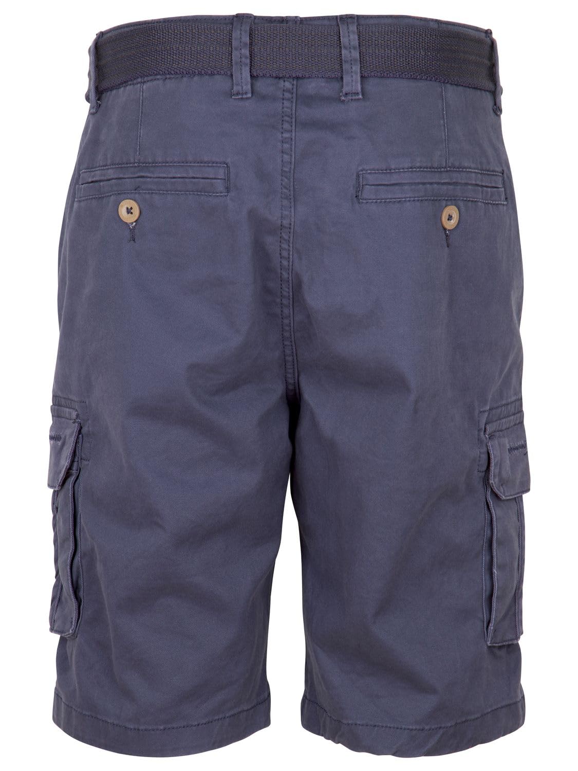 riverso RIVJoko, pantaloncini cargo da uomo con cintura, vestibilità normale, pantaloni corti, bermuda, pantaloncini cargo estivi, elasticizzati, navy, beige, verde, grigio, S, M, L, XL, XXL, 3XL,