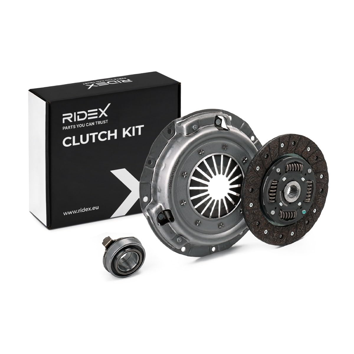 RIDEX 479C0451 Kit de embrague con grasa sintética con cojinete de desembrague Compatible con MAZDA MX-5 I NA