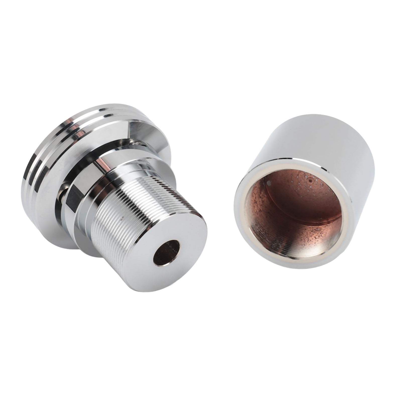 Hidyliu Piedini per Supporto per Altoparlanti Antivibranti Lega di Alluminio per Altoparlanti Amplificatori Giradischi Lettori CD 1 Set Argento