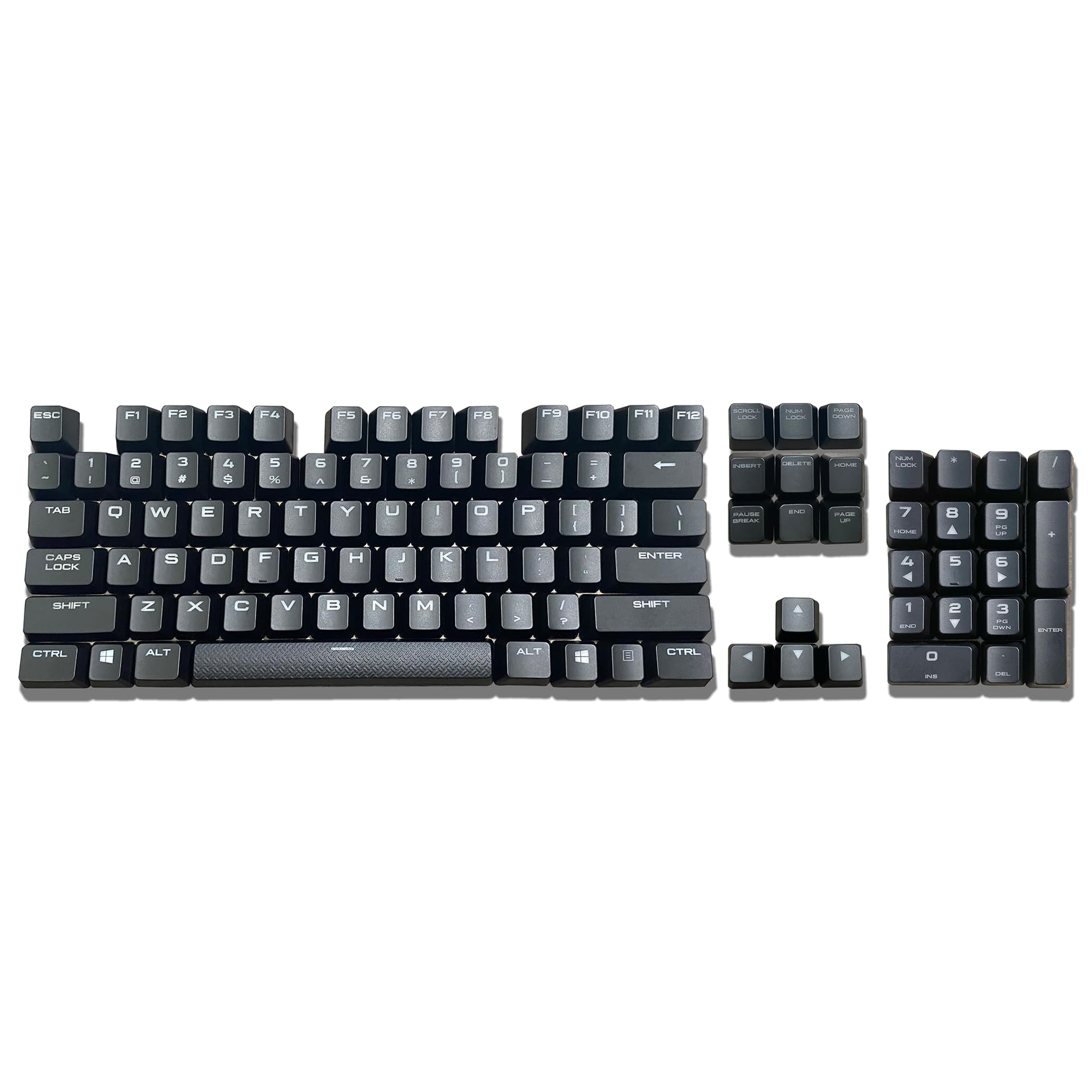 Adatto per tastiera Corsair Strafe RGB MK2 K70 K68 K63 K65 K95 K90, 106 tasti. Tasti di ricambio per tastiera meccanica da gioco (tasti ASD)
