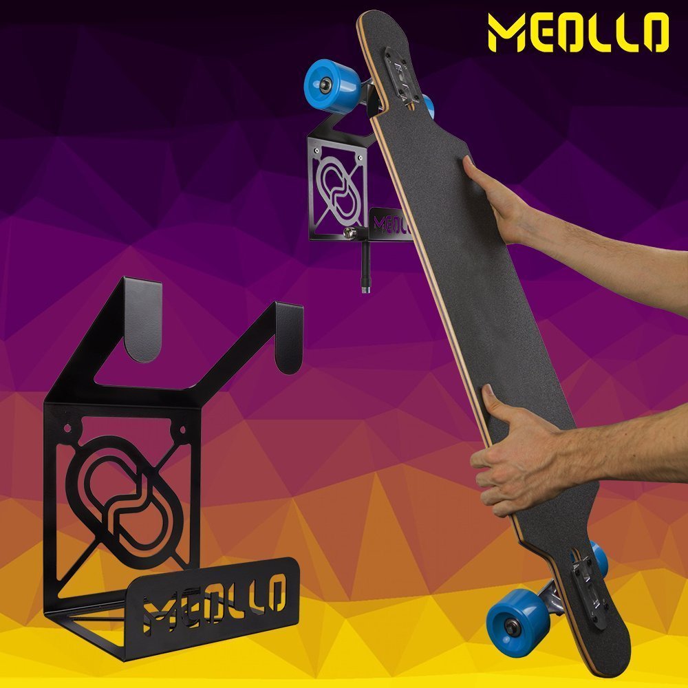 Support Mural Rangement pour Longboard (100% Acier)