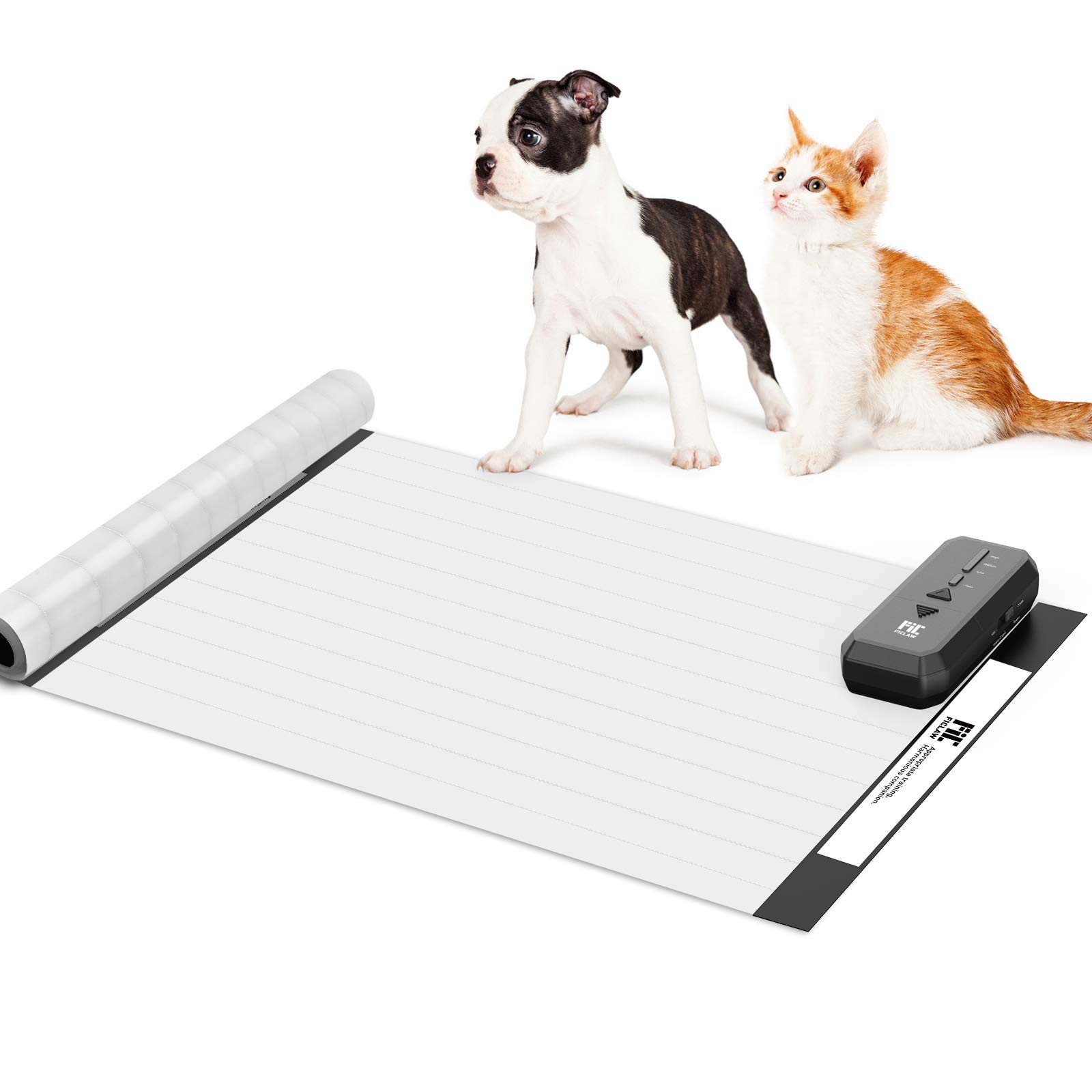 FICLAW Pet Shock Mat 60x12 Inches Pet Training Mat for Cats Dogs Pet Shock Pad with Intelligent Safety Protection Sofa Size for Furniture Bed Kitchen