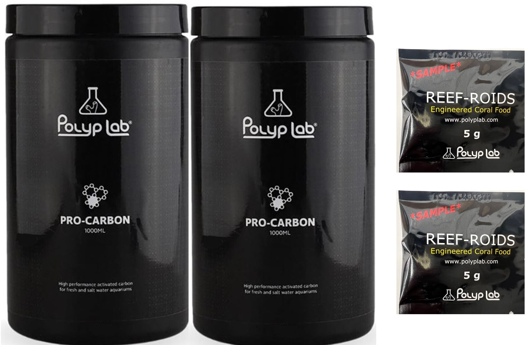Polyp LabReef-roids Reef Primer One Shot PRO Carbon Polyplab Fish Food (PRO Activated Carbon 2000mL)