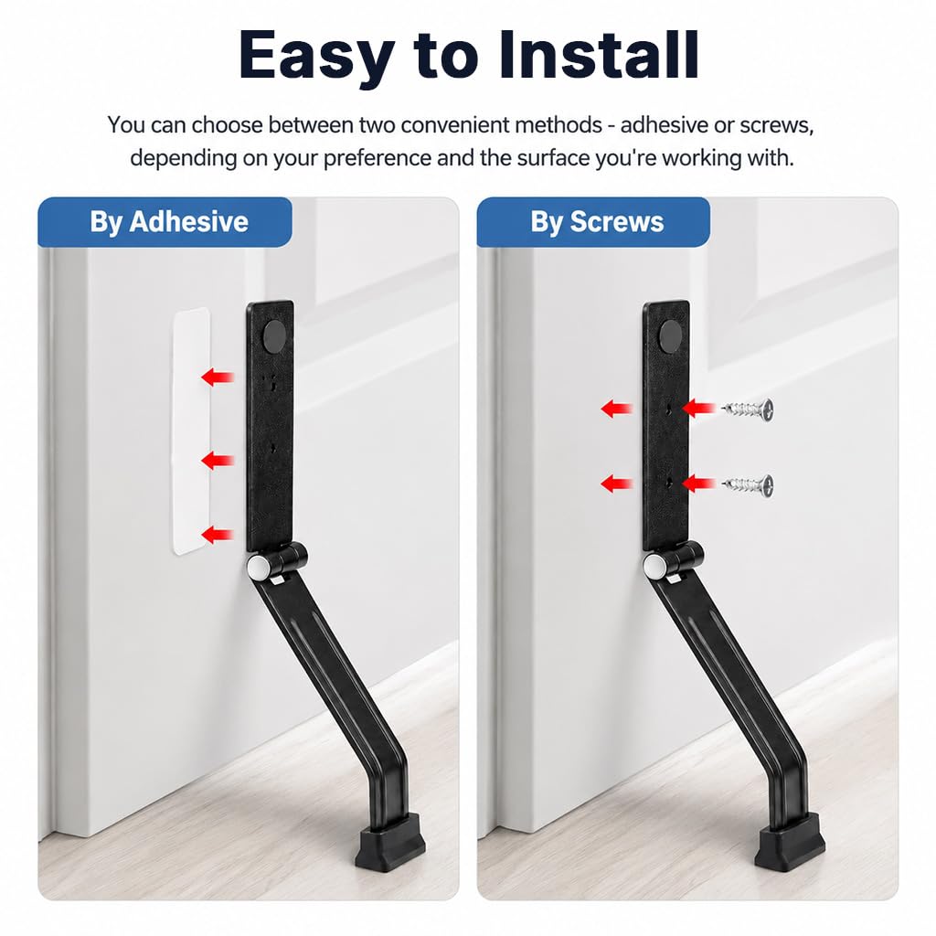 HASTHIP Metal Kickdown Door Stopper - FREE SHIPPING -5