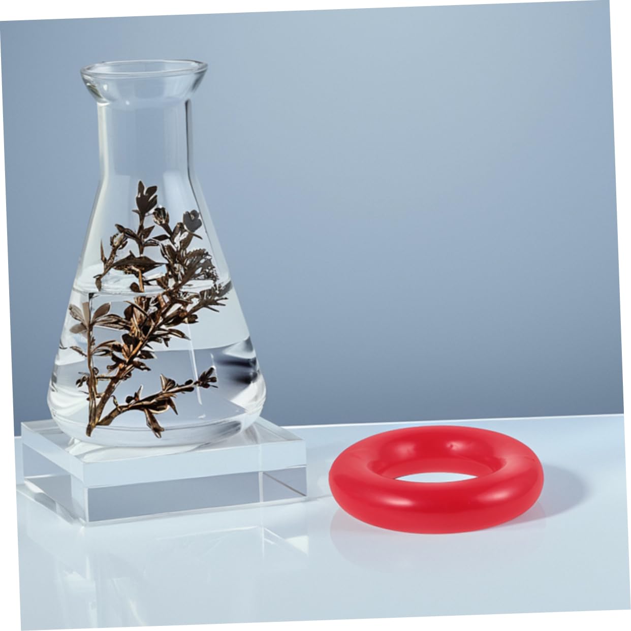 Iron Weighted Ring for Flask Round Lab Accessory Heavy Duty Support for Training Swing Practice