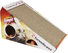 Furacão Pet Arranhador Rampa Para Gatos Multicor