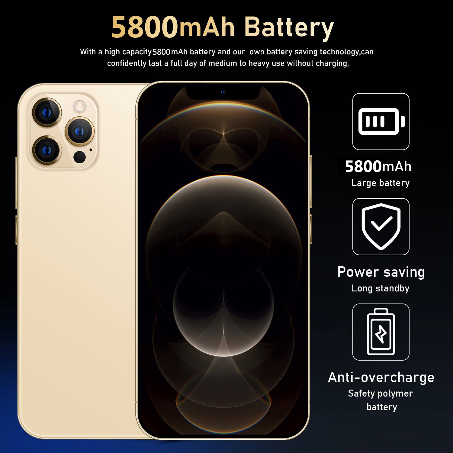 Amazon | スマートフォン本体 6.7インチFHD + 大画面フルスクリーン 