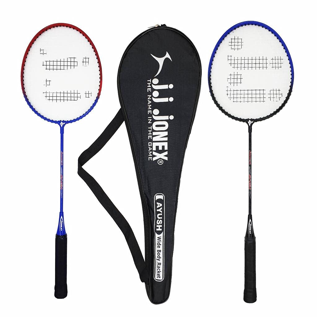 JJ Jonex Ayush Aluminum Badminton Set 2 Rackets Light Weight With Full Cover @ Kin Store, Black (B07DC9YJGC) Amazon Price History, Amazon Price Tracker