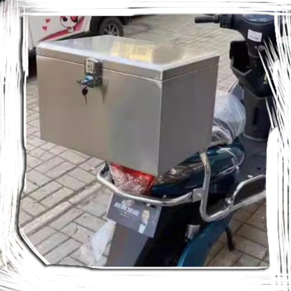NILZA Baúl De Moto para Equipaje Almacenamiento Top Case Moto, Baul para Moto Universal Maletero Moto, Maleta Moto Grande Capacidad Baúl Moto Caja De Moto, Impermeable (Size : 44x32x30cm)