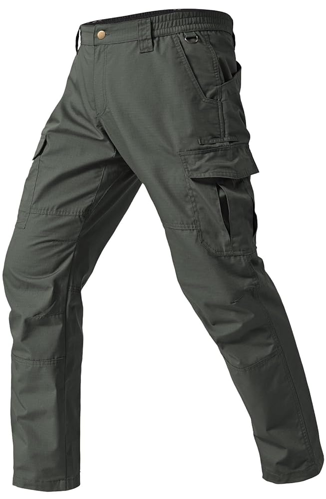 Amazon.com: SPOSULEI Men's Cargo Work Pants Waterproof