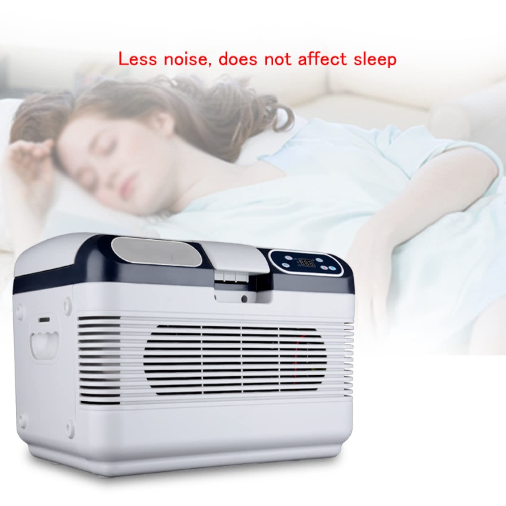 Nevera Termoeléctrica Portátil 12 L Nevera Viaje para Coche Nevera Portátil Eléctrica Viaje para Coche para Camping Picnic Y Viajar