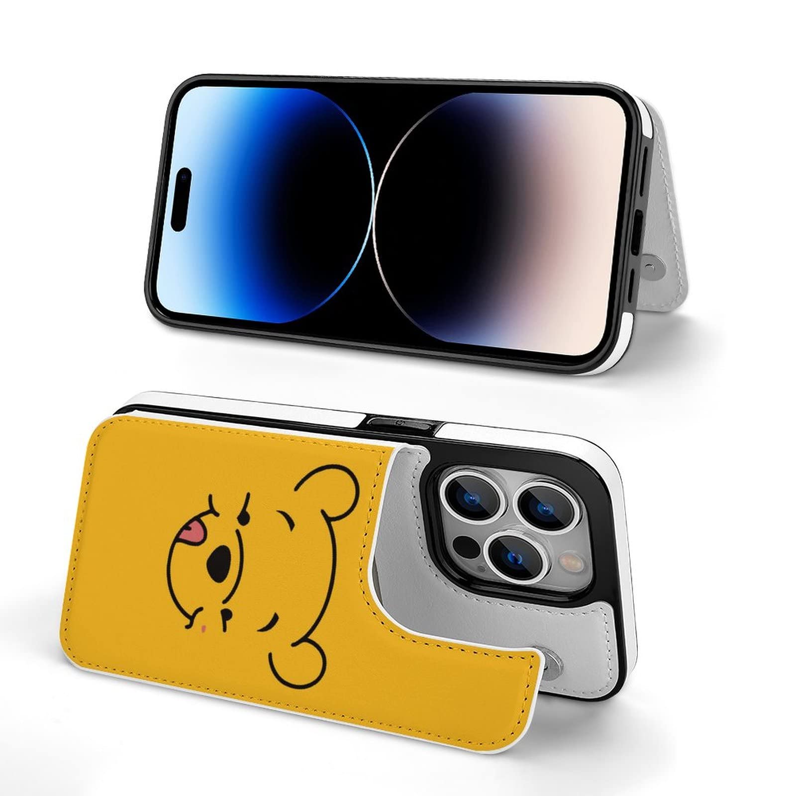 【熊さん専用】iPhone 14 Pro Amazon.co.jp: iPhone 14 Proケース 手帳型 くまのプーさん
