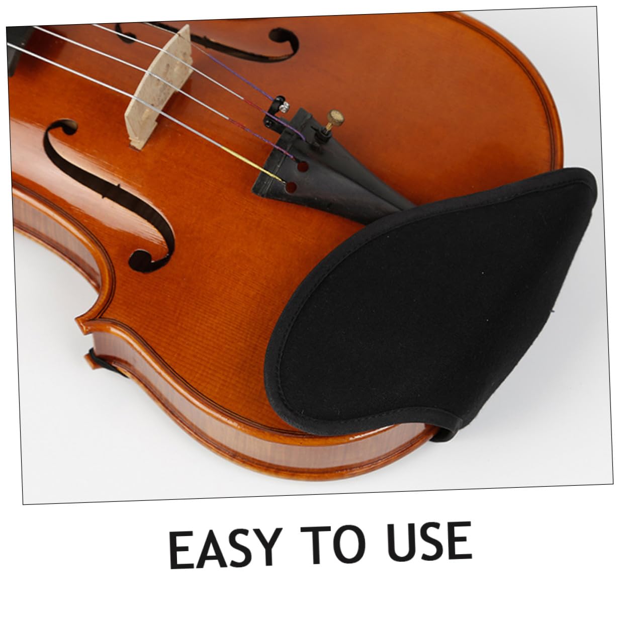 Beavorty Almohadilla de Mentonera para Violín Cómoda y Acolchada, Accesorio Esencial para Violines Diseño Ergonómico y Material Resistente para Mayor Durabilidad Varios estilos