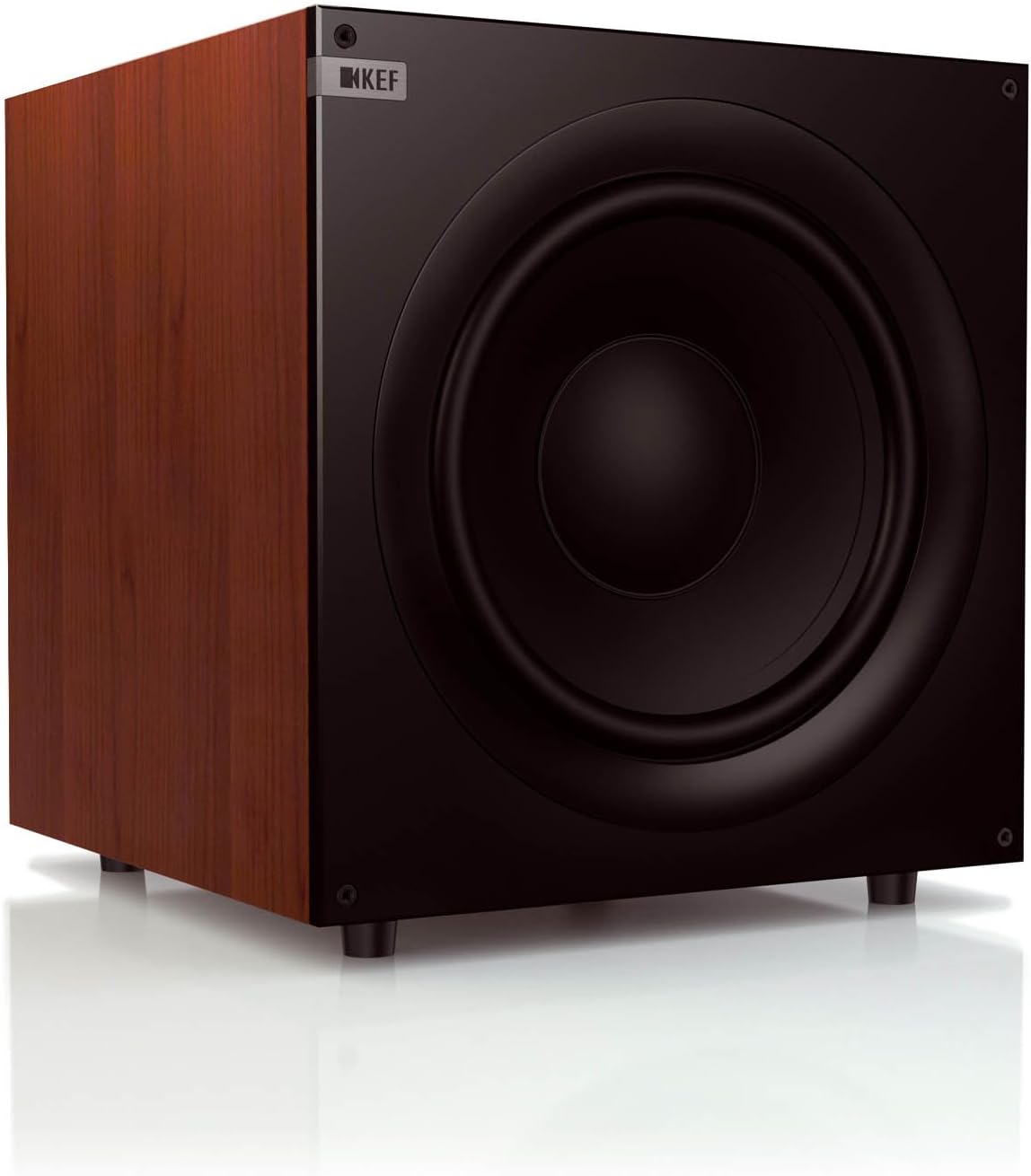 KEF Q400b aktiv Subwoofer (200 Watt) nussbaum KEF Amazon.de