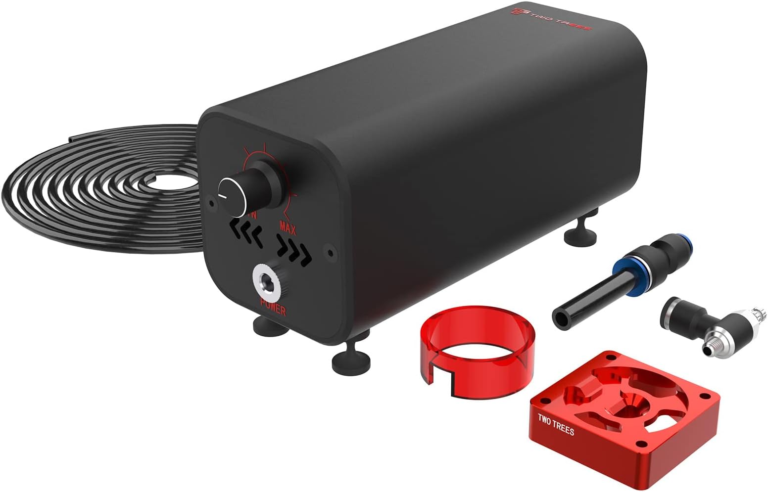 buzhi Two Tree Air Assist High Speed Air Pump Adjustable Airflow Compatible with Engravers TWOTREES TS2/Totem S/TTS-55/ A5 Pro/ S9/S6 Pro/Master 2 Pro/S2/SF