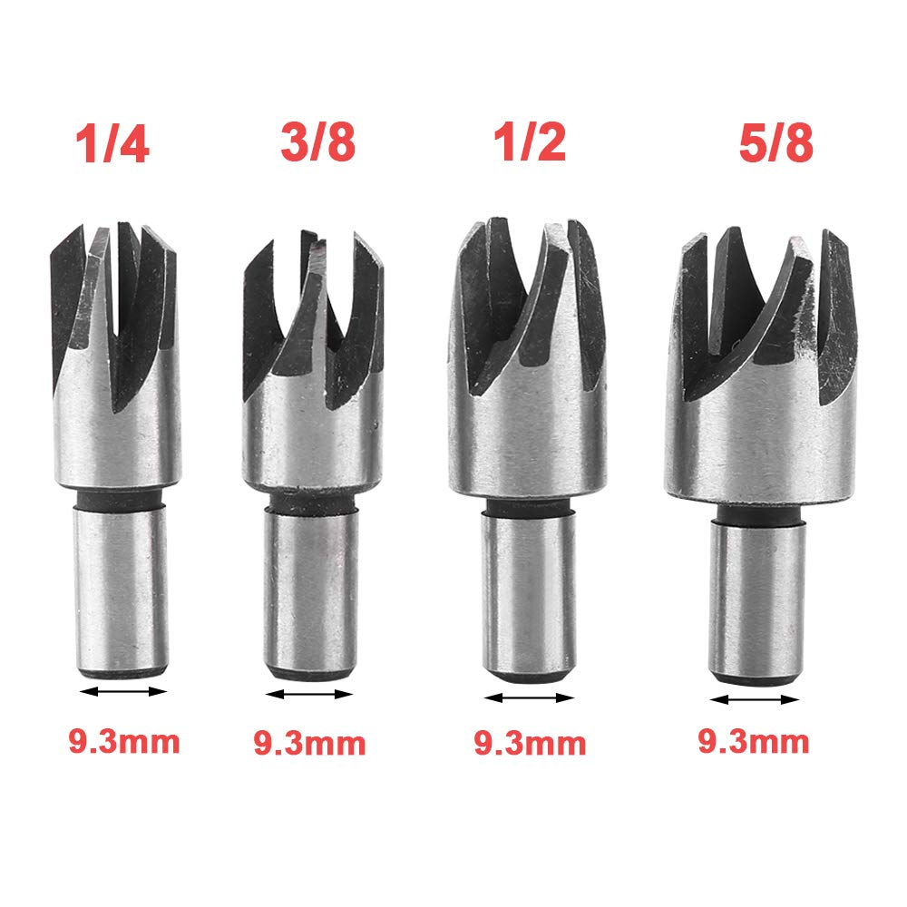 Wood Plug Cutter Set - 8 Pieces for Woodworking -3