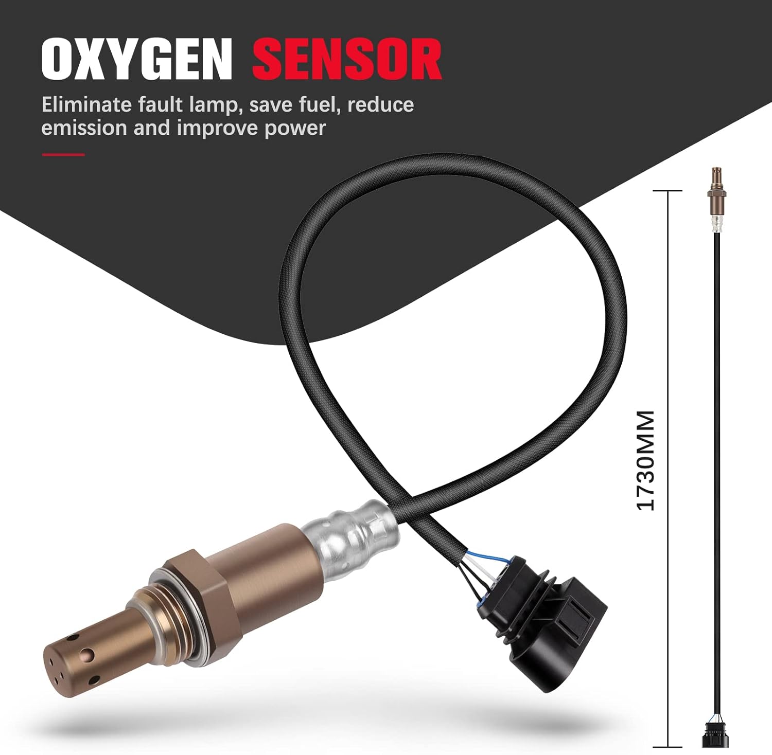 O2 Oxygen Sensor Upstream Downstream 25552 for Audi A4 1996-1999 A6 1998-1999 for VW for Passat 1998-2000 - 4 Wire Heated Sensor Fix Check Engine Light Improve Fuel Economy