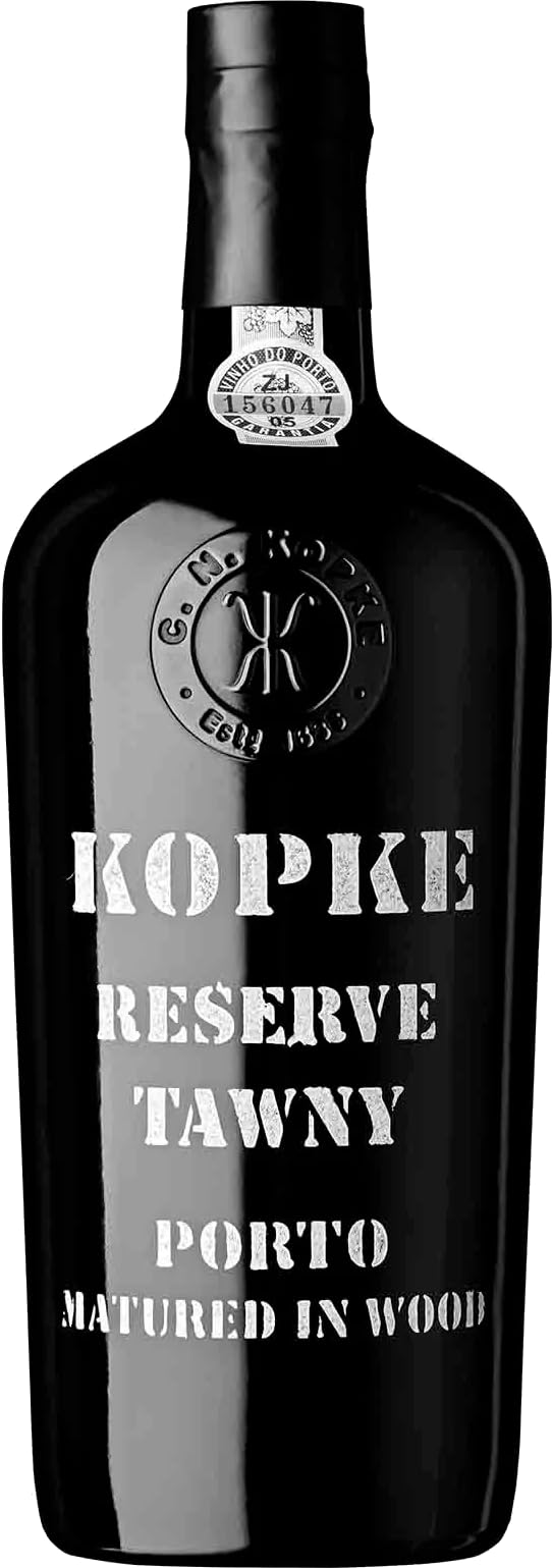 KOPKE - Reserve Tawny - Porto - 19,5% Alcool - Origine : Portugal - Notes de fruits noirs et bois - A servir au dessert ou en apéritif - 75 cl