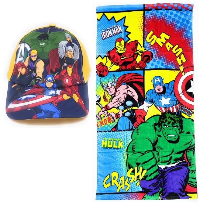 Pack Plage Piscine Batman Pack Serviette + Casquette Batman Pour Enfants - Requeteguay Urban RU Plage Piscine