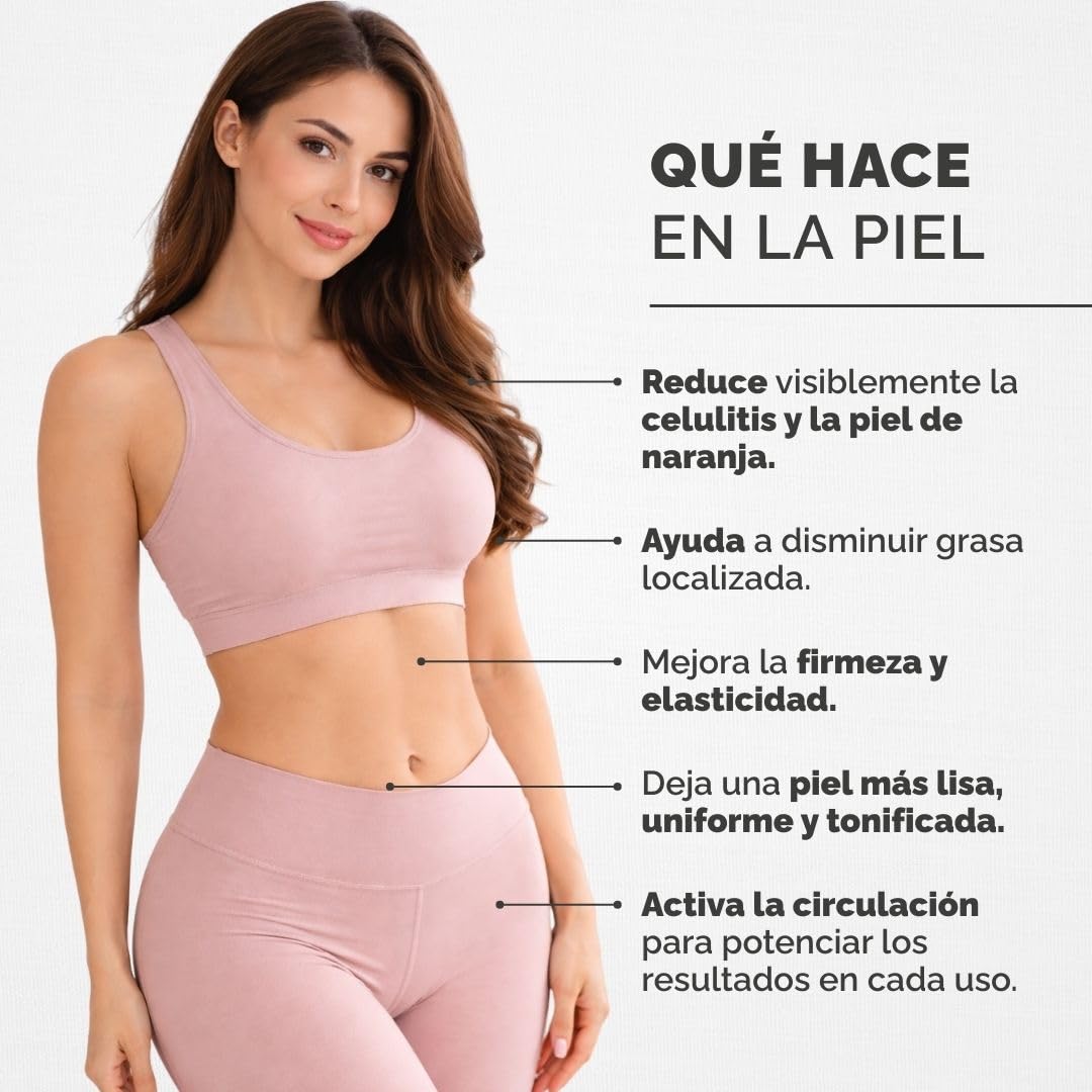 ReduCelite Gel Reductor Efecto Calor – Anticelulítico con Cafeína, Carnitina y Provislim – Favorece la Quema de Grasa y Reafirma la Piel – 250 ml