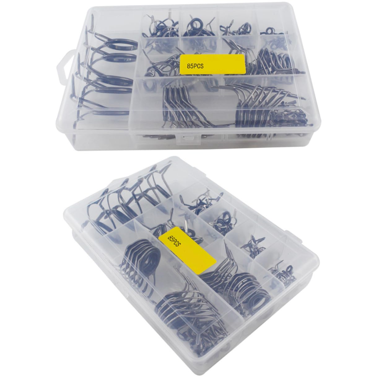 BESPORTBLE Kit de Réparation de Canne à Pêche 85 Pièces Céramique Noir