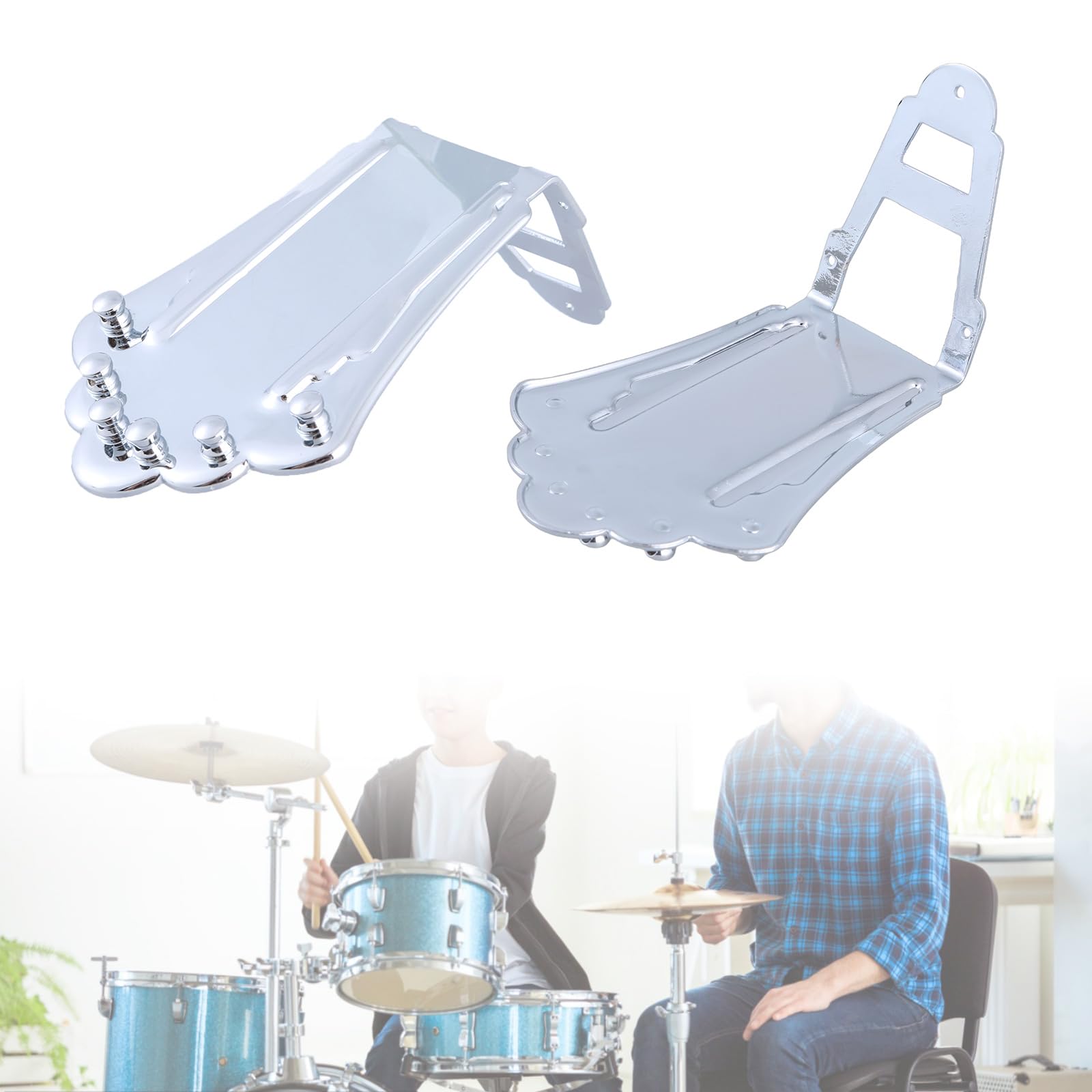 Metal Guitar Tailpiece Pull Plate Trapezoidal Guitar Bridge Short Frame Jazzes Guitar Bridge Tailpiece Replacement