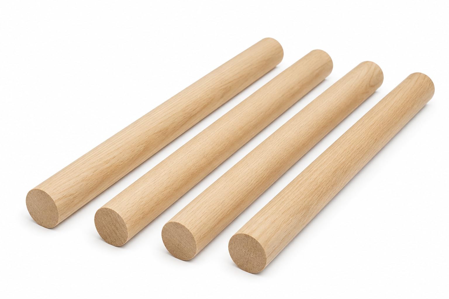 BLOOMAX® 24 mm × 15 Inch Hardwood Craft Sticks – Pack of 4 | Natural Solid Wood Rods | Smooth Sanded Finish for DIY, Wooden Toys & Furniture Projects | Made in India-image-23