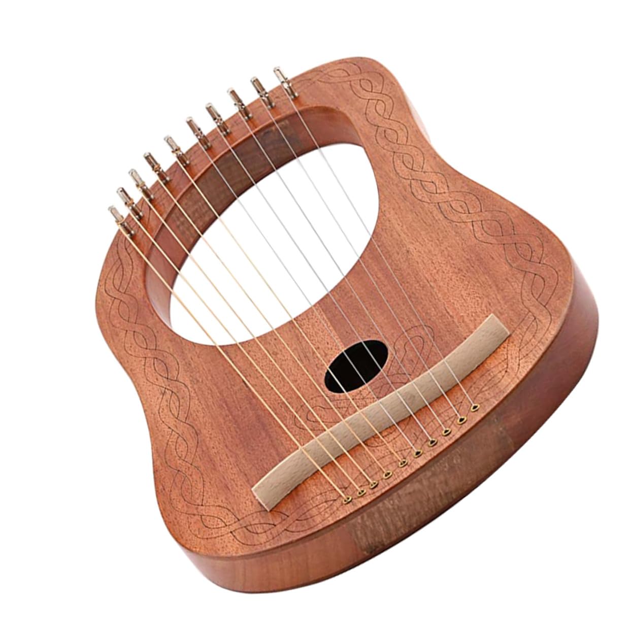 SUPVOX Arpa Lira in Legno Portatile Corda Resistente Kit Di Strumenti Musicali Per Principianti e Amanti Strumento Musicale Orchestrale Per Ragazza e Adulti