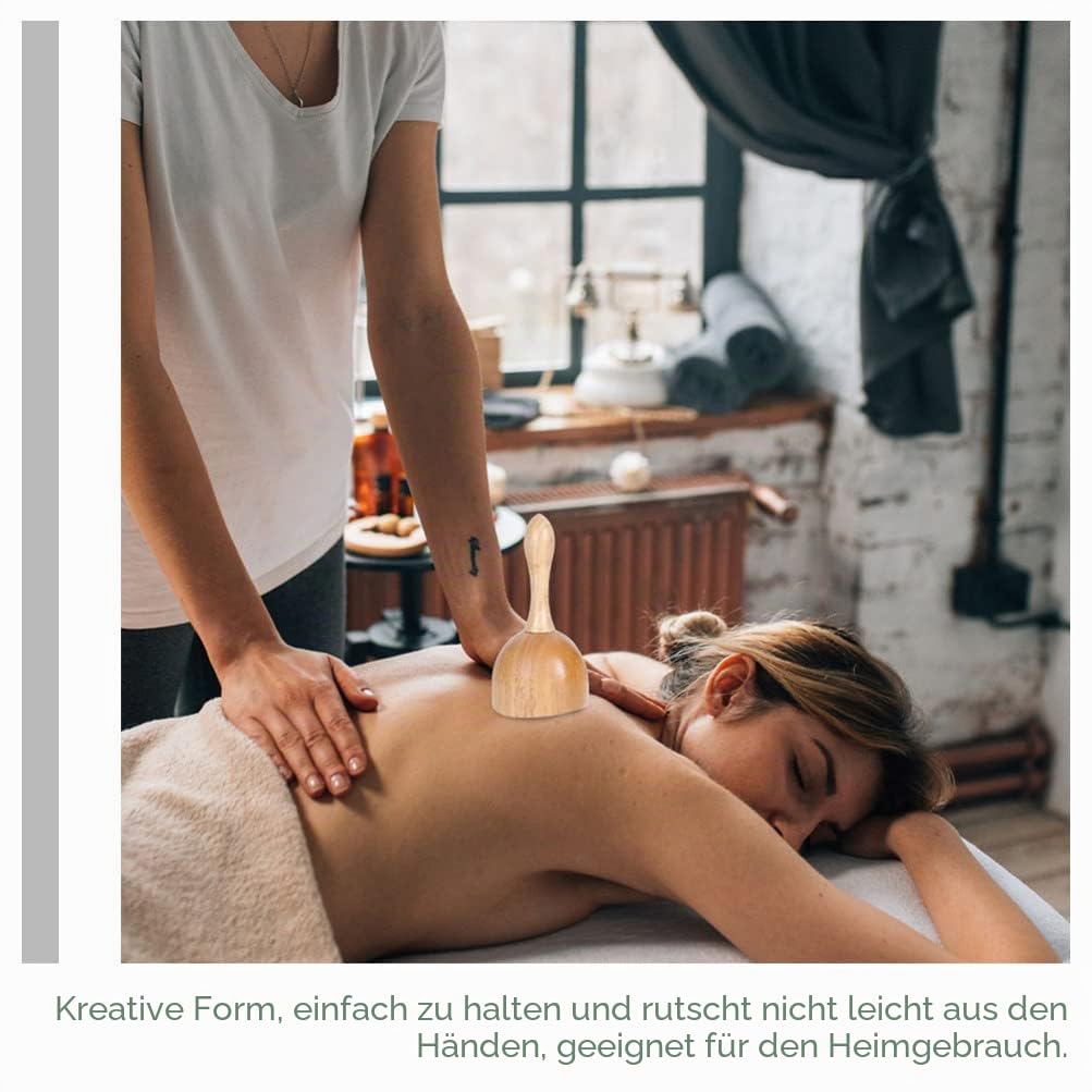 Healifty 2-In-1-Holztherapie-Massagegeräte -Massagegerät Maderoterapia-Kit Körper-Gua-Sha Roller Seilmassagegeräte Zum Entspannen